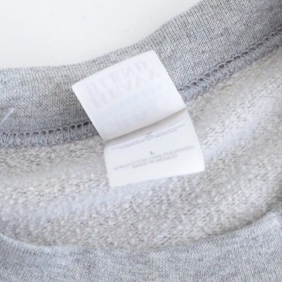 Vintage Gildan Heavy Big Red's V Cougars High School Championship Gray Sweater L - Picture 4 of 11